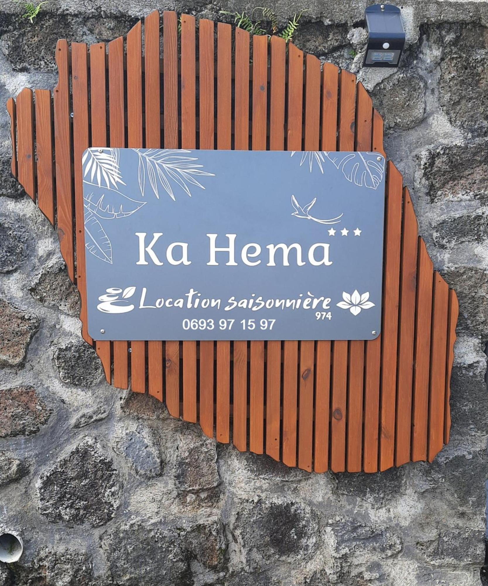 Ka Hema - Maison Entiere Avec Jacuzzi Et Vue Sur Mer Saint-Joseph Exterior foto