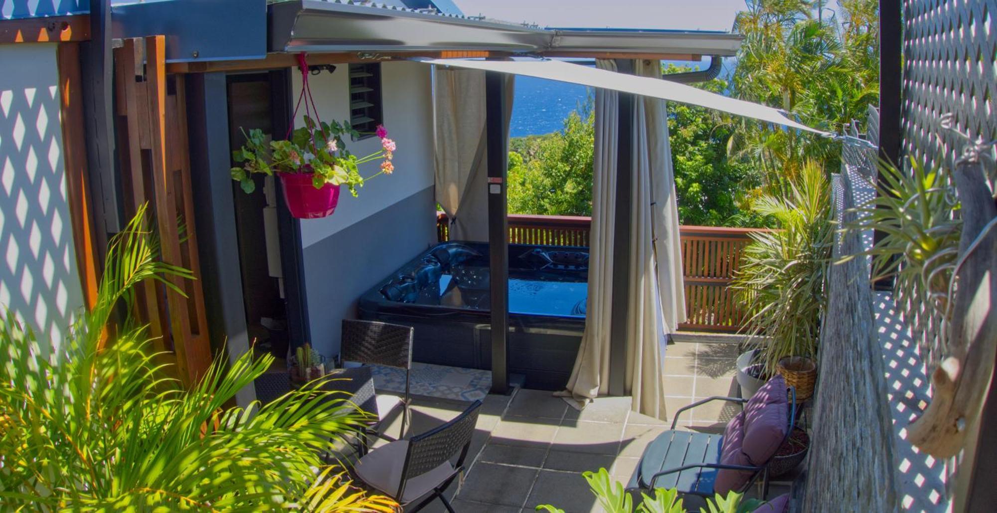Ka Hema - Maison Entiere Avec Jacuzzi Et Vue Sur Mer Saint-Joseph Exterior foto